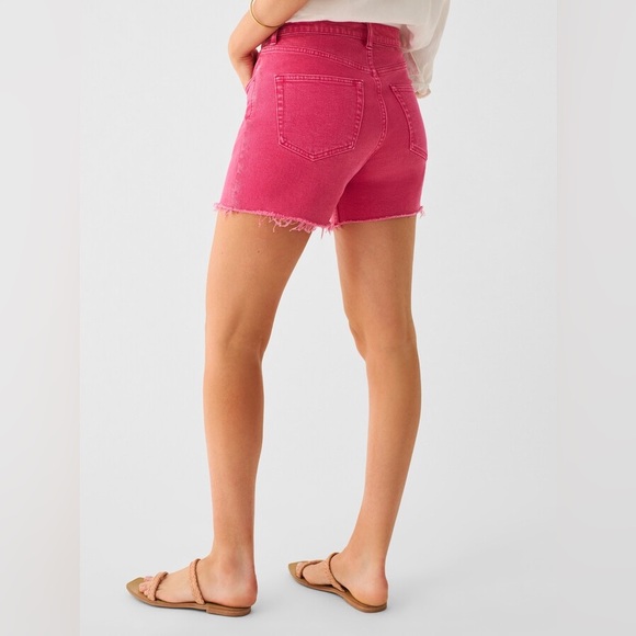 NEW Faherty Sunwashed Denim Short in Pink - Picture 2 of 7